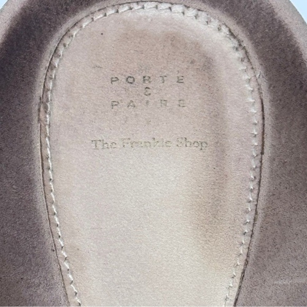 Porte & Paire x The Frankie Shop Leather Mules size 36 - Picture 9 of 11